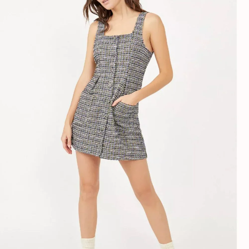 Free People Maxx Mini Shift Dress, M